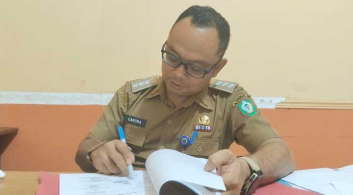 Camat Baamang Adi Candra yang kini telah bertugas menjadi camat Cempaga.