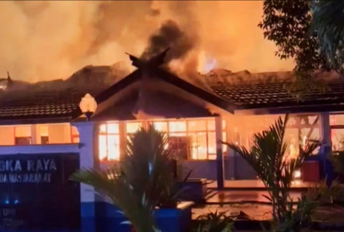 Gedung LPPM UPR Terbakar