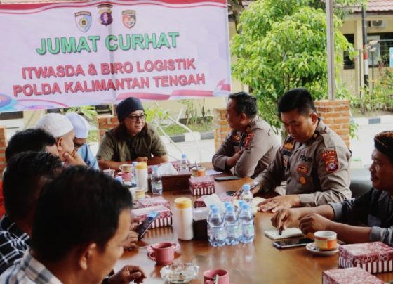 Jumat Curhat Polda Kalteng di Kafe Ditintelkam Polda Kalteng Jumat 17 Maret 2023.