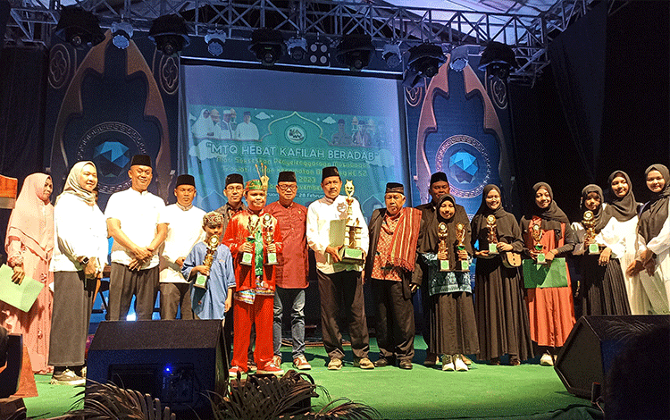 Baamang Tengah Juara Umum MTQ ke-52 Kecamatan Baamang