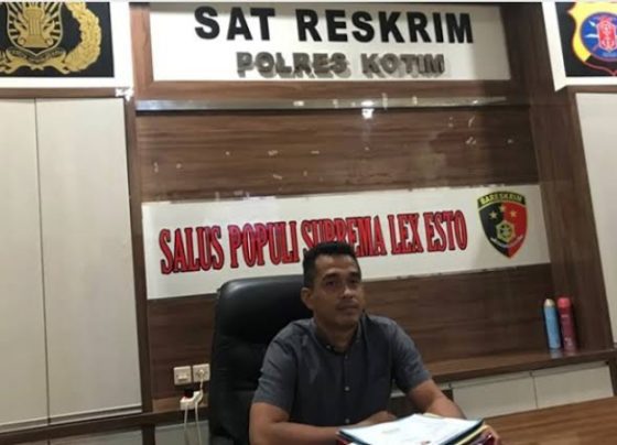 Kasat Reskrim Polres Kotim AKP Lajun Siado Rio Sianturi.