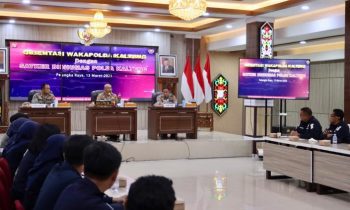 Orientasi Wakapolda Kalteng dengan Satuan kerja Bidang Hubungan Masyarakat.