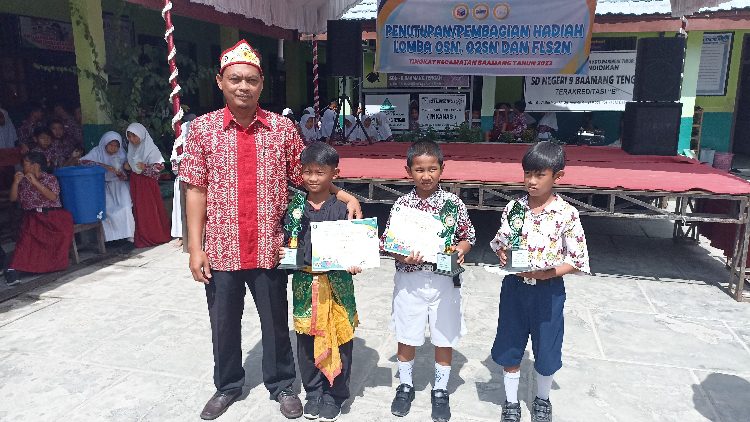 Siswa SDN 1 Baamang Tengah Juara 1 Cabor Pencak Silat Putera Seleksi O2SN Kecamatan