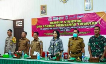 Pemkab Mura saat menggelar rembuk stunting dan Lokmin di Kecamatan Batura yang dibuka oleh Wabup Mura Rejikinoor Senin 6 Maret 2023.
