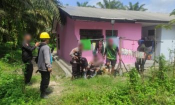 Penangkapan Jihat Aji Nurmoko napi Lapas Kelas IIA Palangka Raya yang kabur di Kotim Selasa 7 Maret 2023