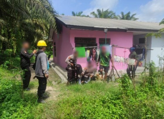 Penangkapan Jihat Aji Nurmoko napi Lapas Kelas IIA Palangka Raya yang kabur di Kotim Selasa 7 Maret 2023