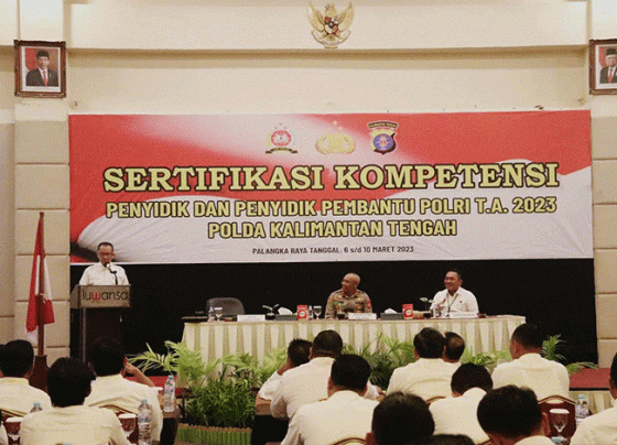 Polda Kalteng Gelar Sertifikasi Uji Kompetensi