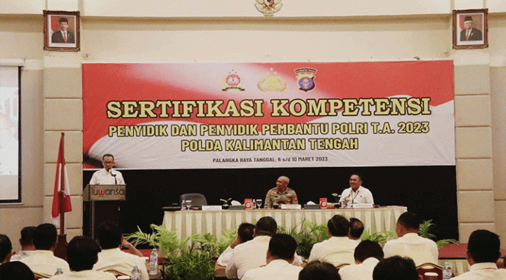 Polda Kalteng Gelar Sertifikasi Uji Kompetensi