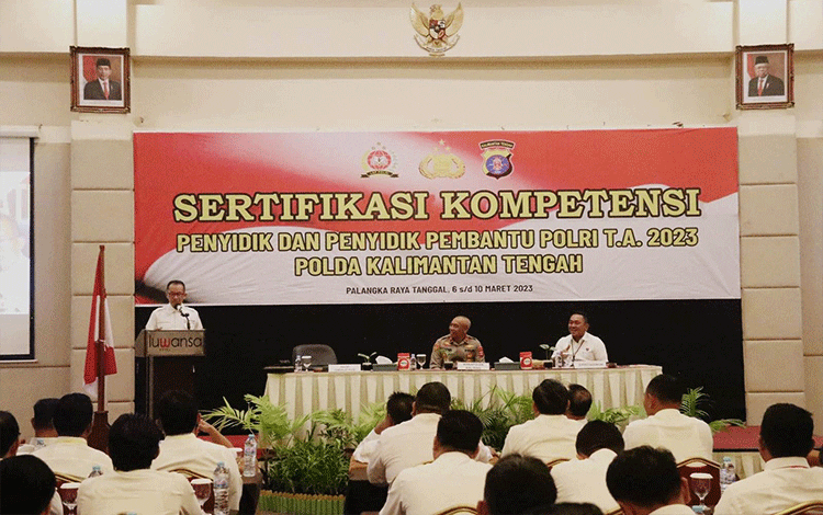 Polda Kalteng Gelar Sertifikasi Uji Kompetensi
