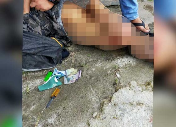 Prihartono, salah satu napi Lapas II A Pangka Raya yang kabur hingga akhirnya ditangkap di Kotim. namun meninggal dunia setelah melawan petugas.