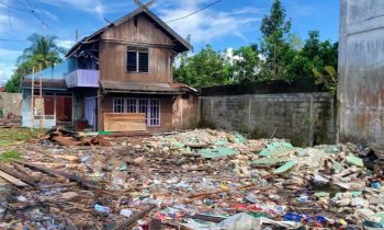 Rumah Pasutri korban pembunuhan di Jalan Cempaka dibongkar Kamis 23 Maret 2023.