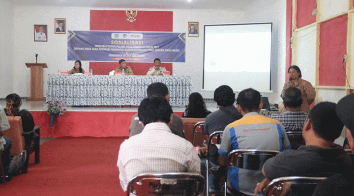 Sosialisasi Perbup Pulang Pisau Nomor 40 Tahun 2022 tentang Kerjasama Pemerintah Dengan Media Massa dan Pengadaan barang atau jasa Pemerintah Secara Elektronik.