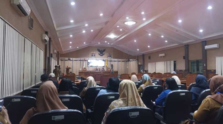 Suasana Rapat Paripurna DPRD Kotim ke 5 Masa Persidangan I Selasa 7 Maret 2023