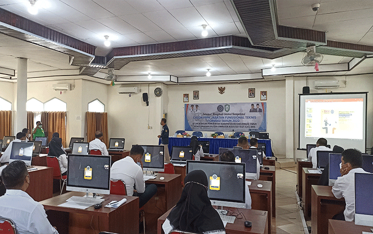 93 Peserta Tes CAT Seleksi PPPK Formasi Jabatan Teknis di Kotim