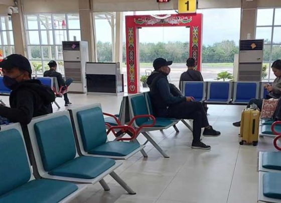 Suasana di Bandara Haji Asan Sampit