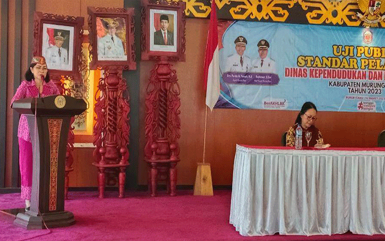 Disdukcapil Mura Gelar Uji Publik Satandar Pelayanan