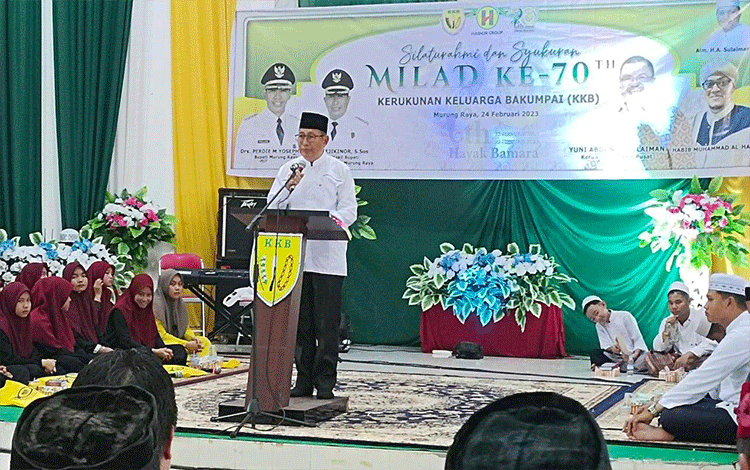 Gelar Peringatan ke-70 Kerukunan Keluarga Bakumpai, Ini Pesan Ketua KKB Mura