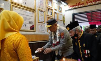 Wakapolda Kalteng Brigjen Mohamad Agung Budijono saat kunjungan kerja ke Kabupaten Kotawaringin Barat Kamis 16 Maret 2023.