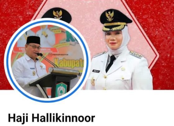 Akun Facebook yang memgatasnamakan nama Bupati Kotim Halikinnor