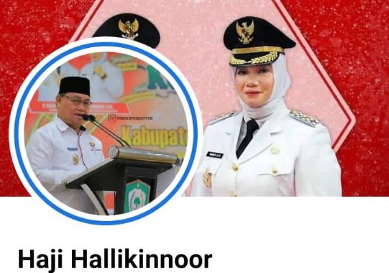 Akun Facebook yang memgatasnamakan nama Bupati Kotim Halikinnor