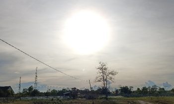Cuaca panas di Sampit Kalimantan Tengah 1