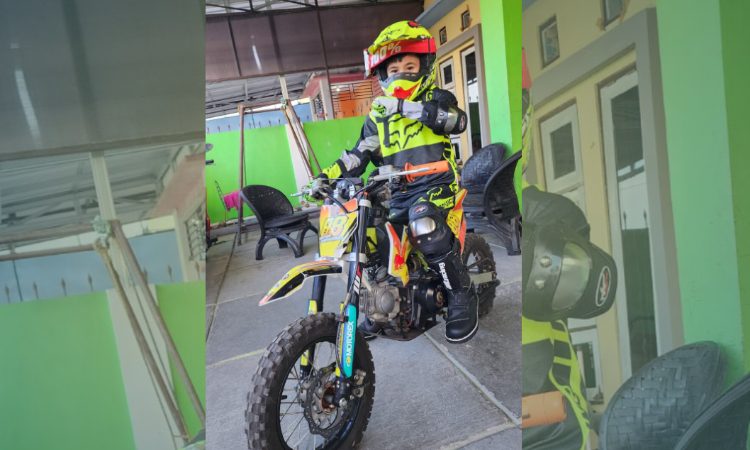 Ayem, Calon Crosser Cilik Andalan Kotim, Sejak Usia 3 Tahun Sudah Suka Otomotif