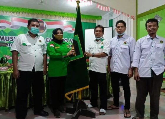 H Hanafi saat terpilih sebagai Ketua DPC PPP Kabupaten Katingan tahun 2021 lalu
