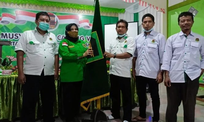 H Hanafi saat terpilih sebagai Ketua DPC PPP Kabupaten Katingan tahun 2021 lalu