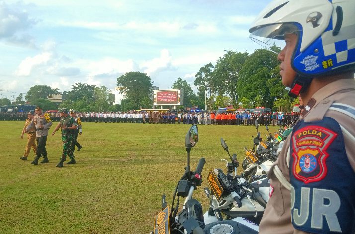 Polda Kalteng Kerahkan 1.612 Personel Gabungan Dalam Operasi Ketupat 2023