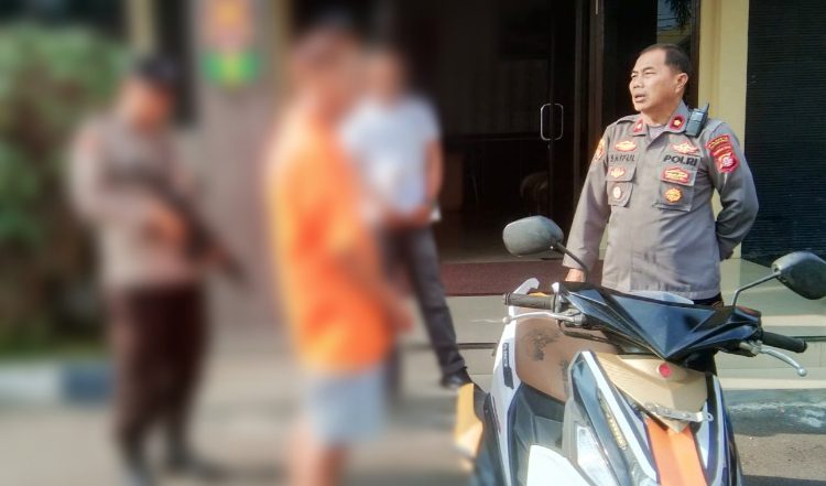 Seorang Pria di Palangka Raya Dibekuk Polisi Karena Curi Motor Anak Angkat