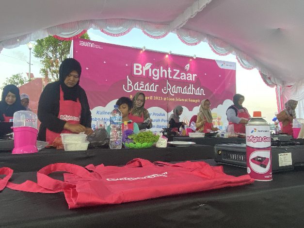 Lomba Memasak Ibu dan Anak dengan Bright Gas Berlangsung Seru