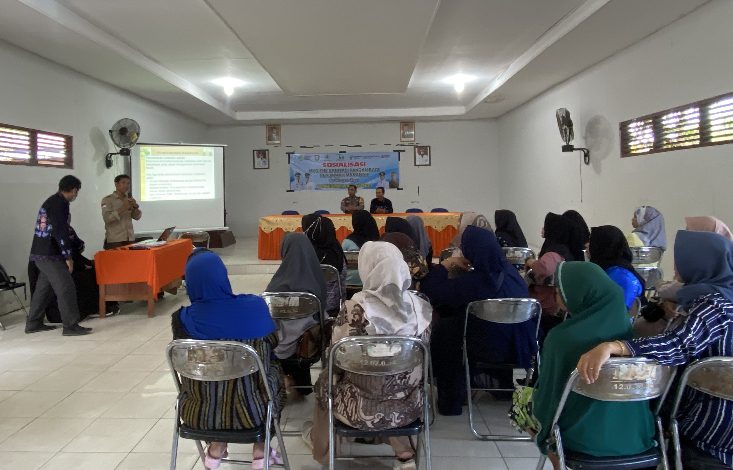 Pedagang Kuliner di Baamang Antusias Ikuti Sosialiasi Hygiene dan Sanitasi Pangan