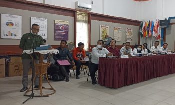 Pemaparan jumlah TPS oleh PPK pada Rapat Pleno Terbuka KPU Kotim Rabu 5 April 2023
