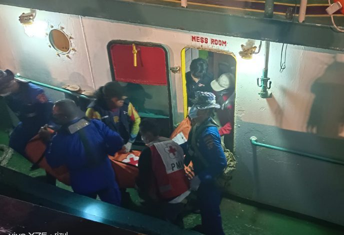 Kapal Kandas di Muara Sungai Mentaya Seorang ABK Tug Boat Sindo Ocean Ditemukan Meninggal Dunia