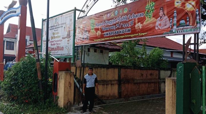 Rumah singgah untuk pemudik yang disediakan Kwarcab Kotim