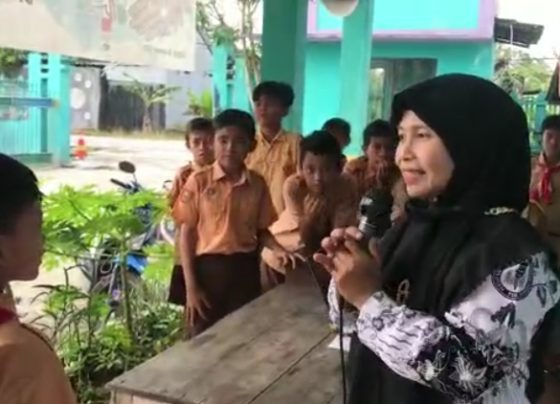 Suasana Hari Terakhir KBM SDN 4 Sawahan kuis bagi bagi THR Sabtu 15 April 2023