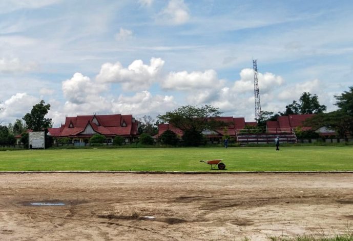 Sambut Porprov 2023, Stadion 29 Nopember Sampit Hampir Siap Digunakan