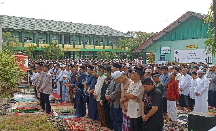 Ribuan Jemaah Muhammadiyah di Sampit Merayakan Idulfitri Hari ini