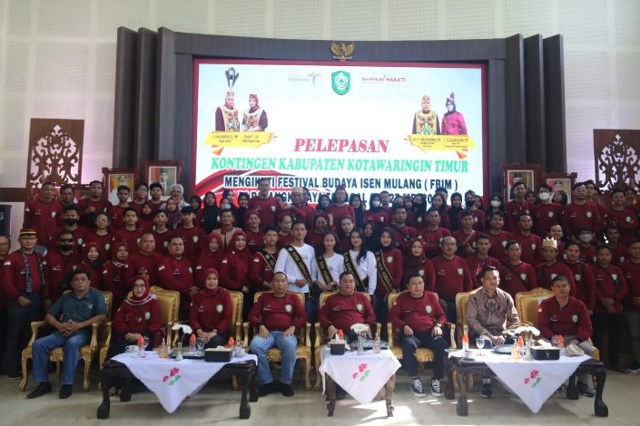 Lepas Kontingen Kotim Ikuti Isen Mulang, ini Pesan Halikinnor 