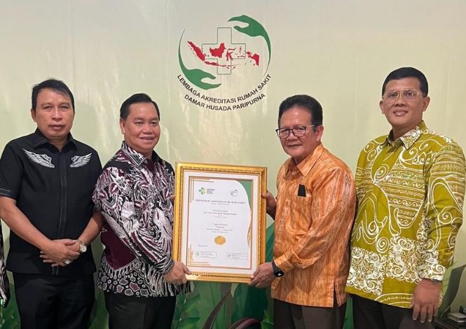 Terima Sertifikasi Akreditasi Paripurna RSUD dr Murjani Sampit, ini Harapan Halikinnor