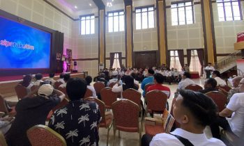Bupati Kotim Halikinnor saat meluncurkan Aplikasi Siporakotim, Rabu, 31 Mei 2023.