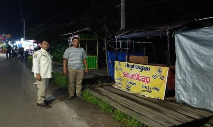 Camat Baamang Sidak Terowongan Nur Mentaya, Data Lapak Tak Sesuai Aturan
