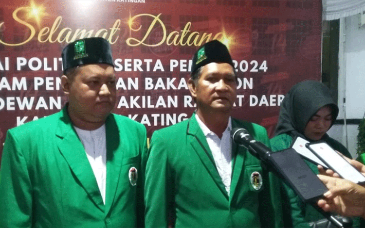 PPP Katingan Daftarkan 20 Bakal Caleg ke KPU Targetnya 3 Kursi
