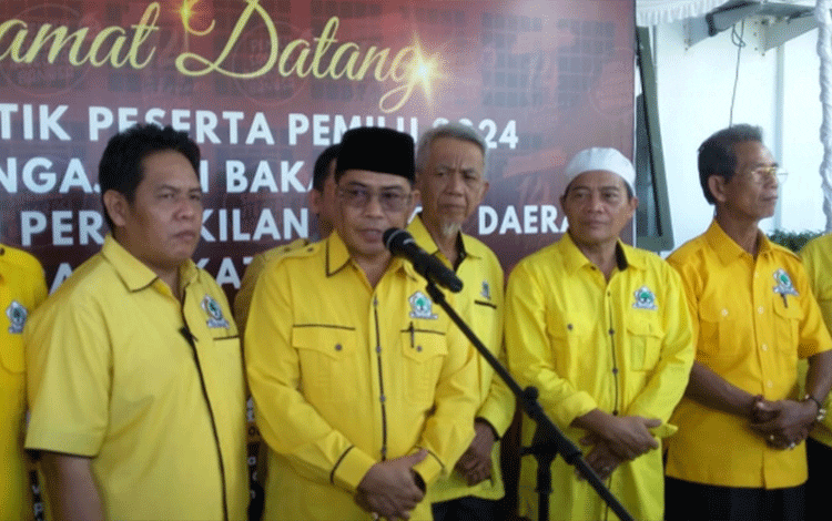 Golkar Katingan Daftarkan 25 Bacaleg ke KPU