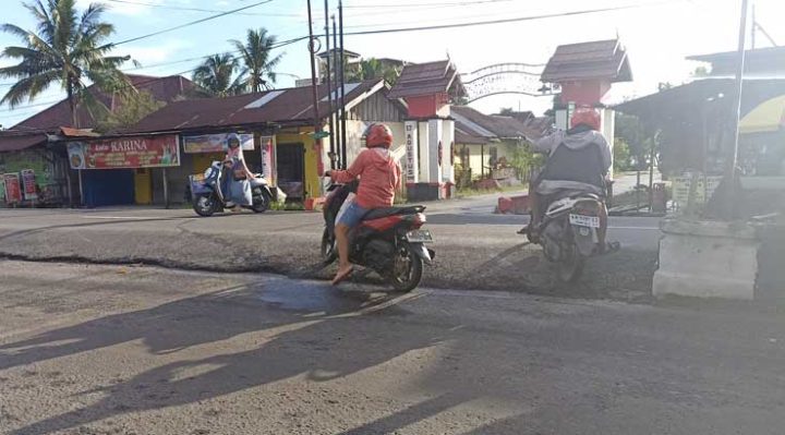 Kondisi titik putar balik Jalan H.M. Arsyad, Sampit, Jumat, 5 Mei 2023