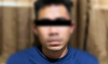 Pelaku OS diamankan di Mapolresta Palangka Raya.