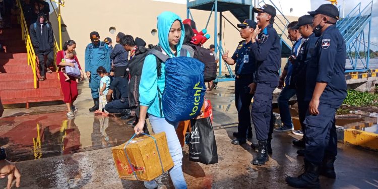 Baru 25 Persen Pemudik Kapal Pelni Balik ke Sampit