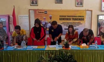 Penandatanganan MoU SDN 4 Ketapang dengan 5 sekolah imbas, Jumat, 12 Mei 2023