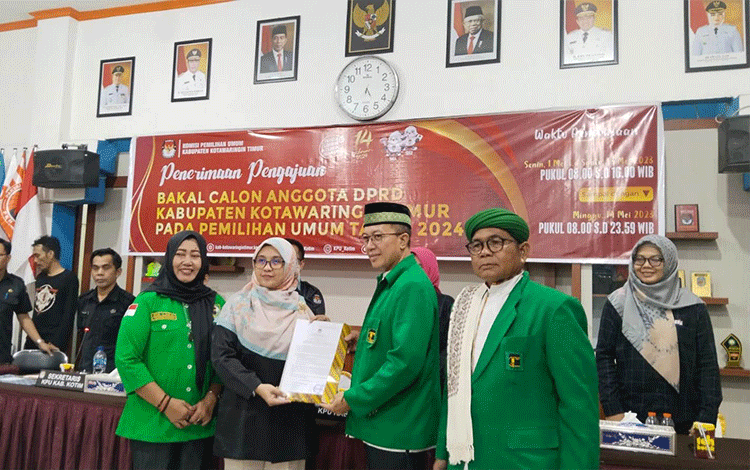 PPP Kotim Resmi Daftarkan 32 Bacaleg ke KPU, Ini Nama-Nama Mereka