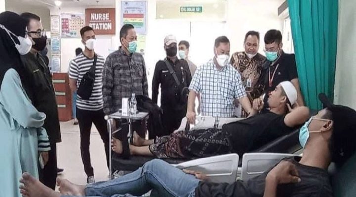 Sejumlah warga korban kue ipau saat Ramadan lalu mendapat perawatan di RSUD dr Murjani Sampit.